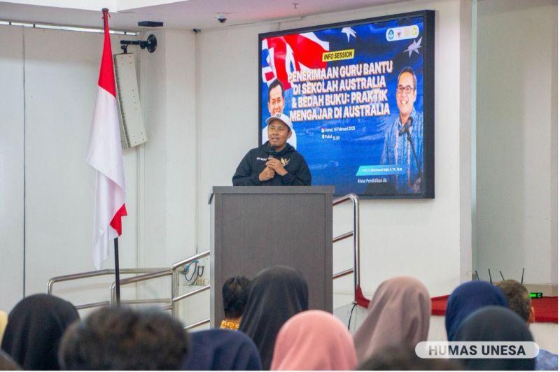 Wakil Rektor IV Unesa, Dwi Cahyo Kartiko menyambut baik peluang program ‘guru bantu’ untuk penguatan pengalaman dan kompetensi mahasiswa. Selain itu, juga untuk merawat hubungan baik Unesa dengan mitra dan pemerintah Australia.