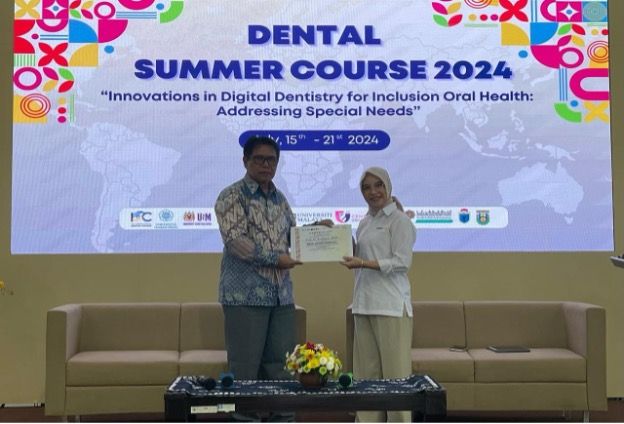 Guru Besar Inklusi UNESA Prof. Dr. Budiyanto, M.Pd dalam Dental Summer Course 